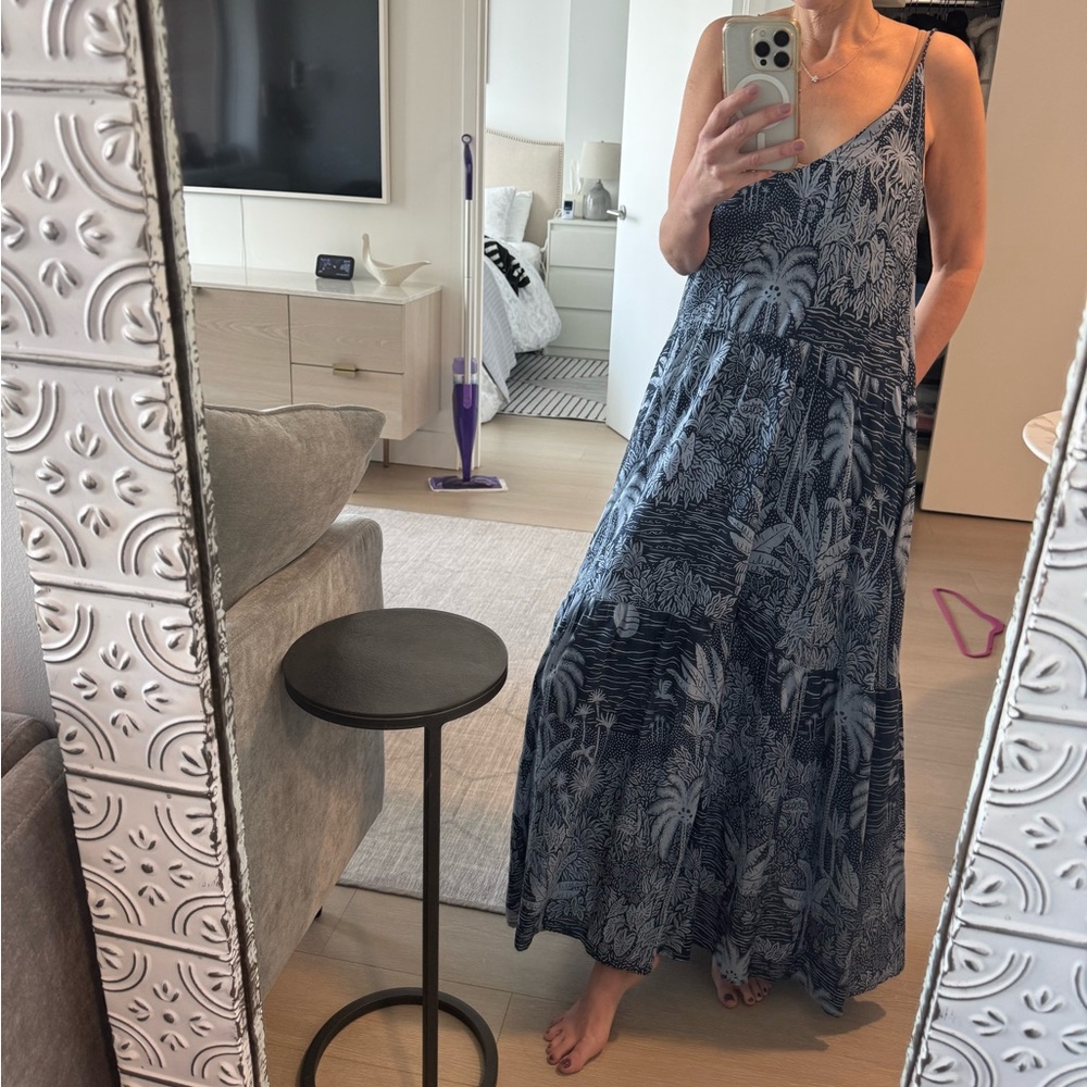 H&M Elegant Blue Maxi Dress